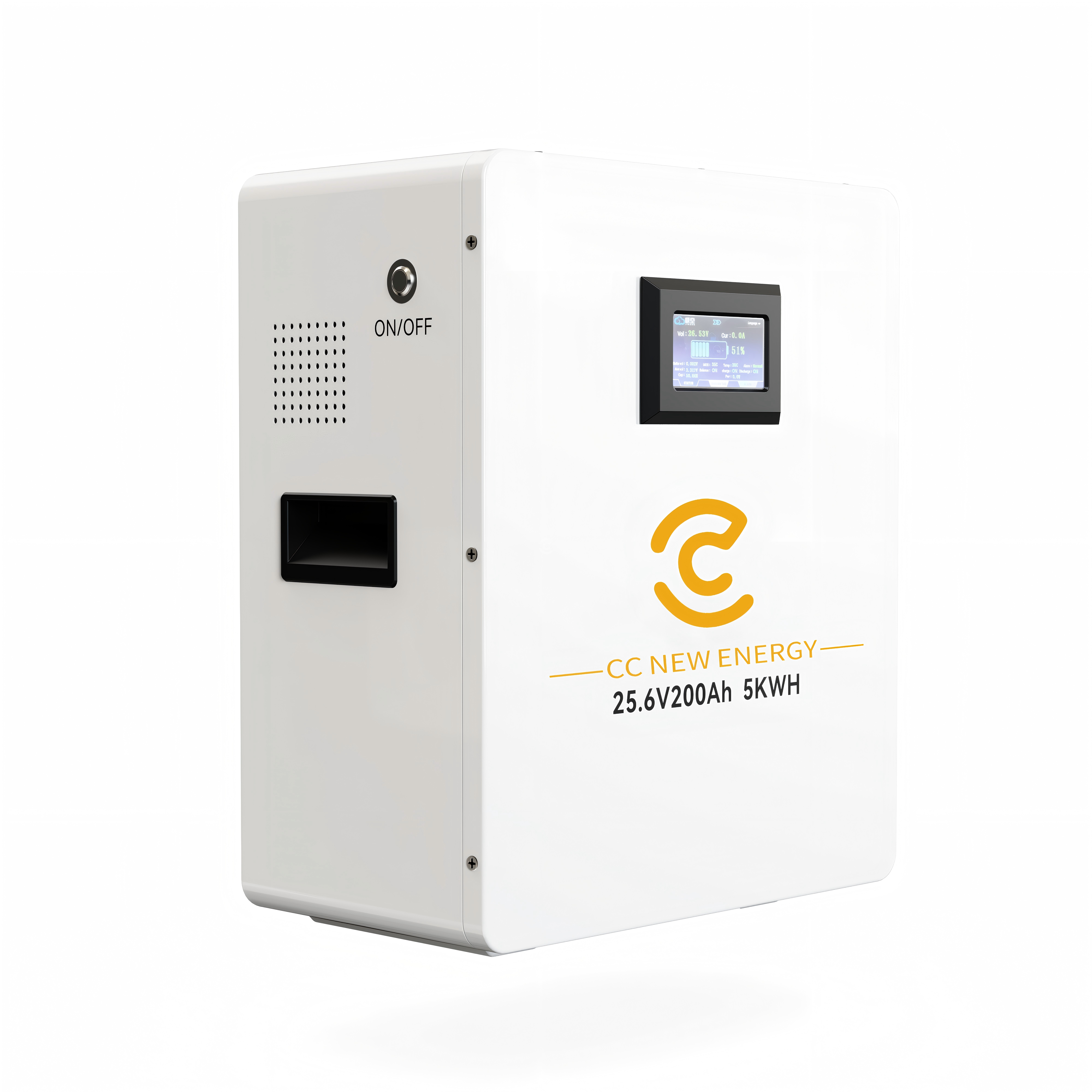 25.6V 200AH Lithium Battery Bank Cost-Effective Home Energy Storage System with Solar Integration